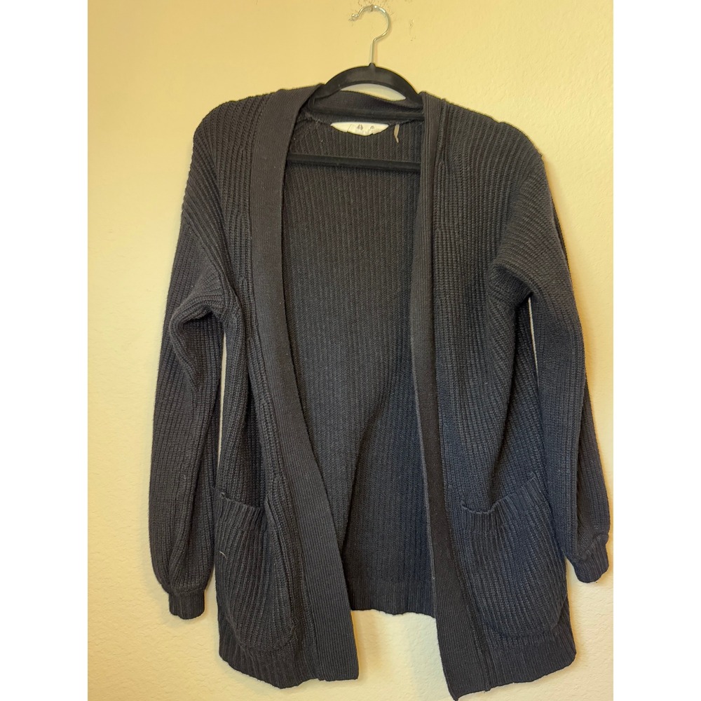 Tavi Long Cardigan Open Front Sweater Womens XS